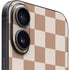 Neutral Checkered iPhone 16 Plus Skin